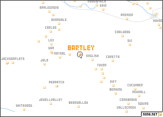 map of Bartley