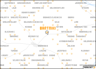 map of Bartniki