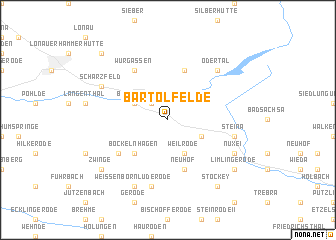 map of Bartolfelde