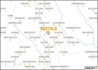 map of Bartolo