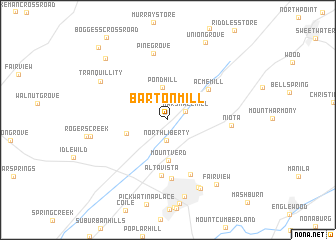 map of Barton Mill