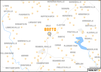 map of Barto