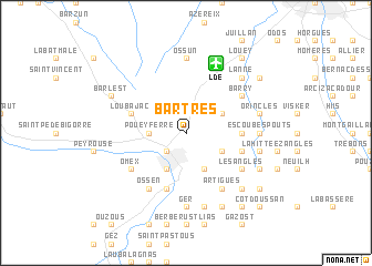 map of Bartrés