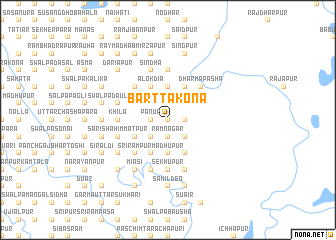 map of Bārttakona