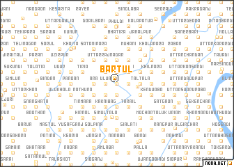map of Bartul
