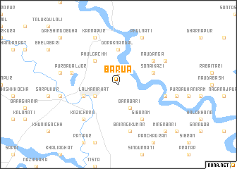 map of Barua