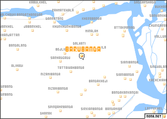 map of Baru Bānda