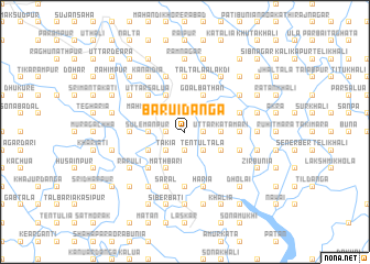 map of Bāruidānga