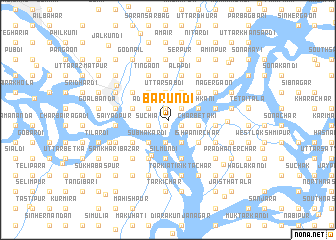 map of Barundi