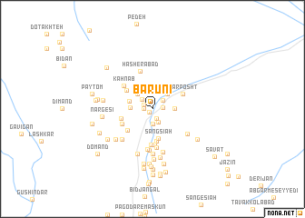 map of Bārūnī