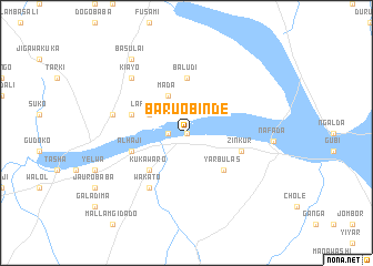 map of Baruo Binde