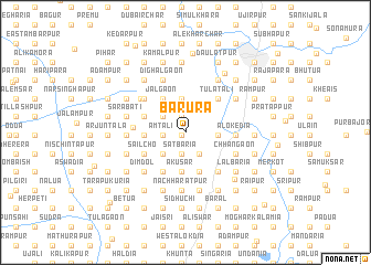 map of Barura
