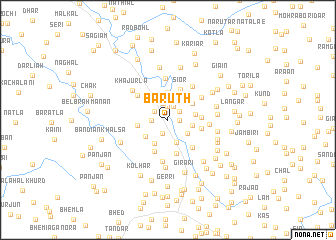 map of Bārūth