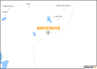 map of Barvenovka