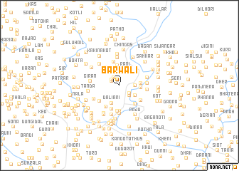 map of Barwāli