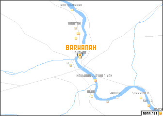 map of Barwānah