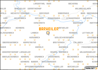 map of Bärweiler