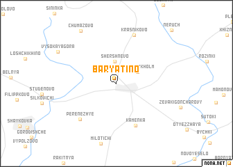 map of Baryatino