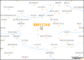 map of Baryczka