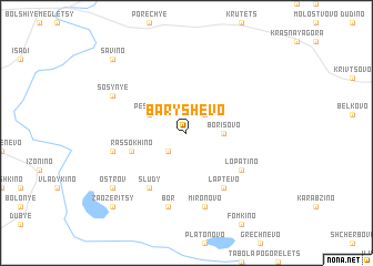 map of Baryshevo