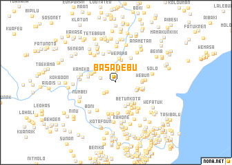 map of Basadebu