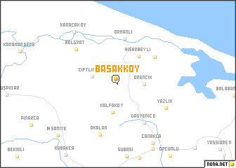 map of Başakköy