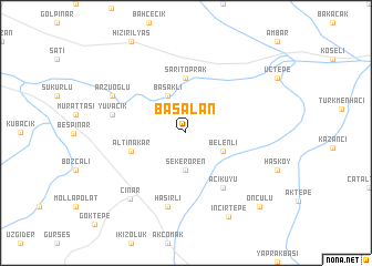 map of Başalan