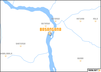 map of Basangana