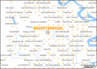 map of Basantamandal