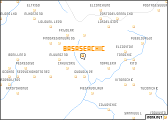 map of Basaseachic