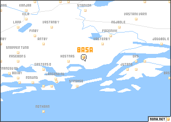 map of Båsa