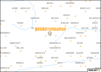 map of Başboyunduruk