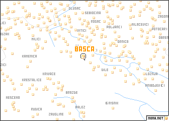 map of Bašča