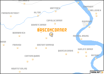 map of Bascom Corner