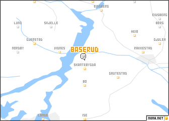 map of Båserud