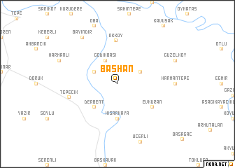 map of Başhan