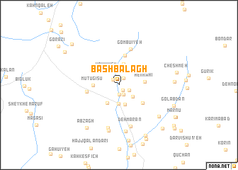 map of Bashbalāgh