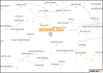 map of Bāsh Bolāgh