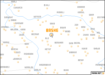 map of Bāshē