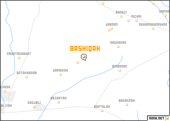 map of Ba‘shīqah