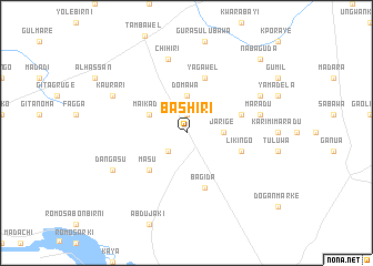 map of Bashiri