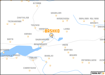 map of Bashkʼo