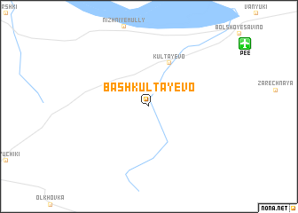 map of Bashkultayevo