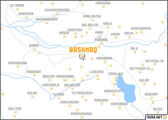 map of Bāshmāq