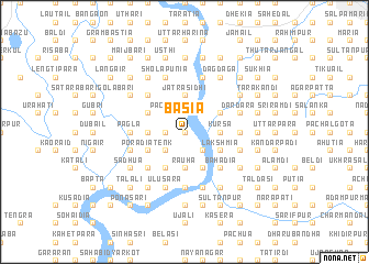 map of Bāsia