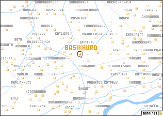 map of Bāsi Khurd