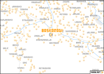 map of Baškaradi