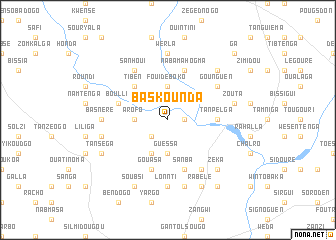 map of Baskounda