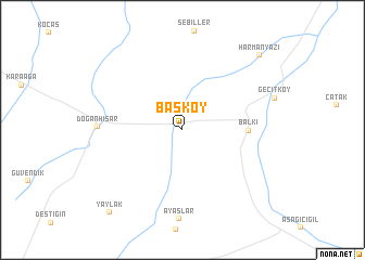 map of Başköy