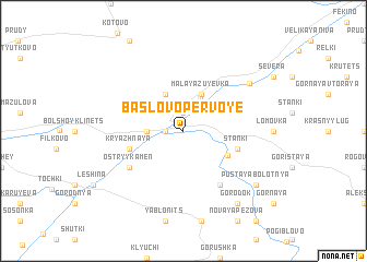 map of Baslovo Pervoye